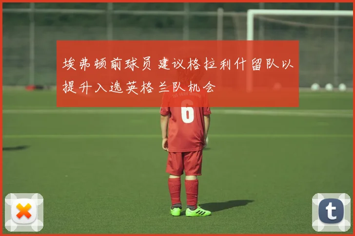 埃弗顿前球员建议格拉利什留队以提升入选英格兰队机会